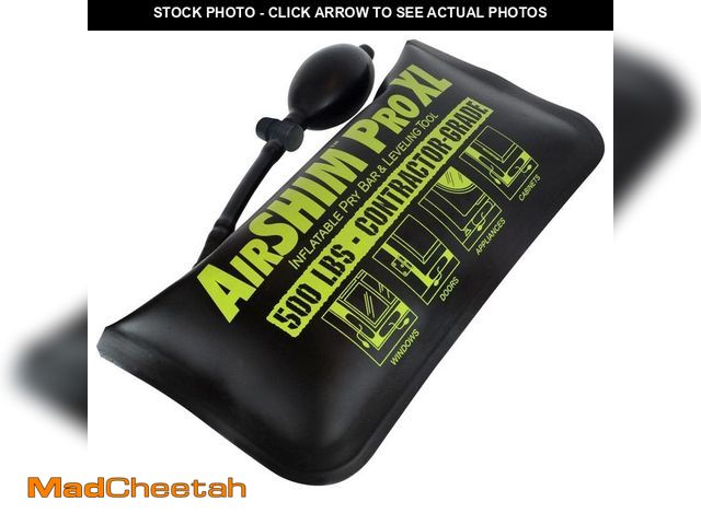 Lot 74-12870889 - Calculated Industries AirShim Pro XL Inflatable Pry Bar and Leveling Tool that Holds up to 500 lbs. ...