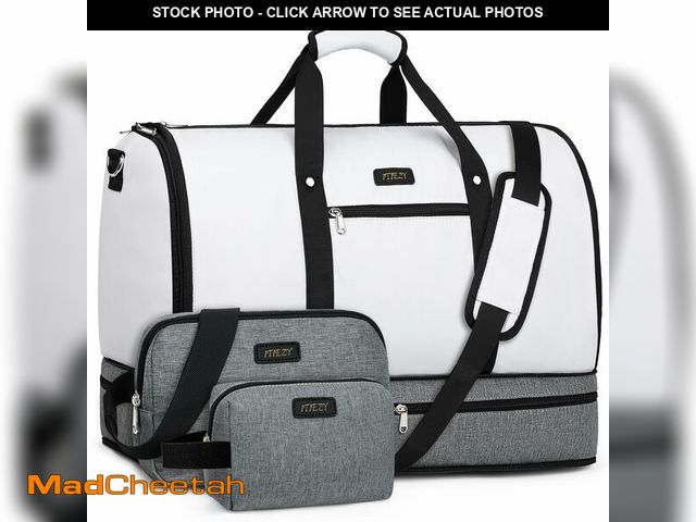 Lot 74-12712189 - Garment Duffle Bag for Travel - Convertible Carry on Garments Duffel Bags Travel Bag for Women Men L...