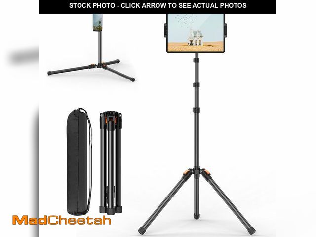 Lot 74-13956184 - XXZU 72in Tablet Floor Stand Tripod,Tablet Stand Floor with 360ÃÂ° Ball Head,Height Adjustable Floo...