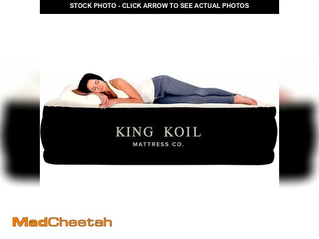 Lot 74-13709940 - King Koil Luxury Air Mattress Queen with Built in Pump, Integrated Premium Pillow Inflatable Airbed ...