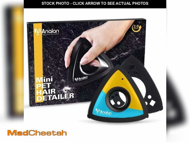 Lot 74-12698102 - Analan Mini Pet Hair Remover for Car Detailing Supplies, Triangle Dog Hair Remover for Auto Detailin...