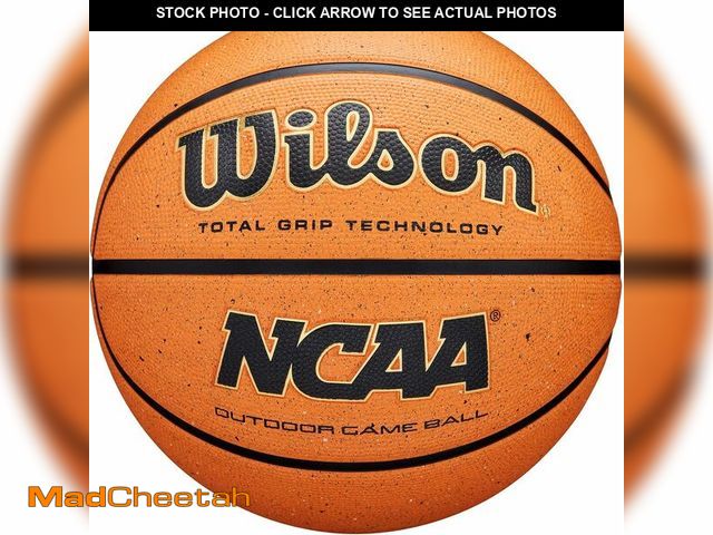Lot 74-12665420 - WILSON NCAA Outdoor Game Basketball - Orange, Size 6-28.5" - UNUSED