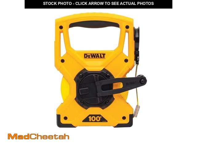 Lot 74-14255316 - *DIRTY*  DEWALT 100 ft. Measuring Tape *DIRTY*  - USED