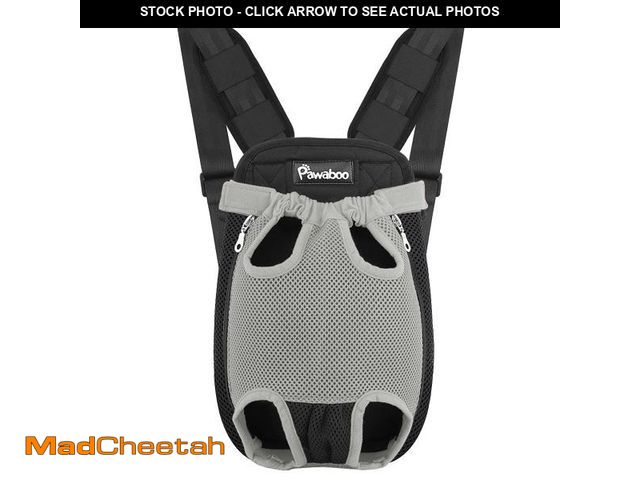 Lot 74-11555058 - Pawaboo Pet Carrier Backpack, Adjustable Pet Front Cat Dog Carrier Backpack Travel Bag, Legs Out, Ea...