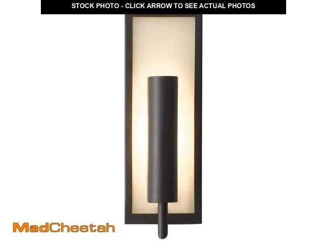 Lot 74-12551503 - Mila 5 in. 1-Light Oil Rubbed Bronze Modern Industrial ADA Compliant Wall Sconce with 180Â° Rotating...