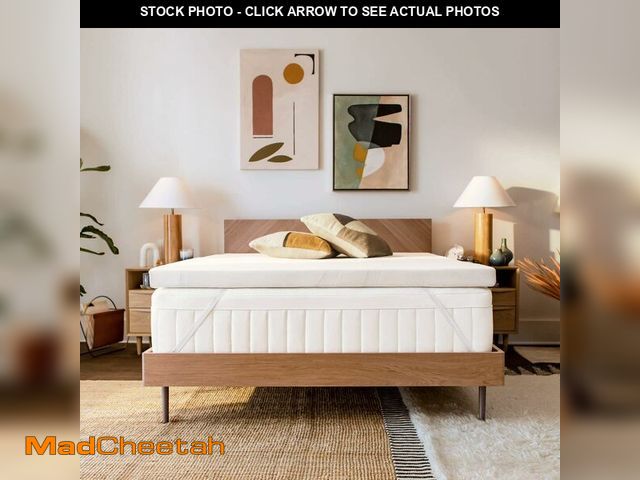 Lot 74-13734033 - TEMPUR-Adapt (Supreme) 3" Memory Foam Mattress Topper, Queen,White - UNUSED