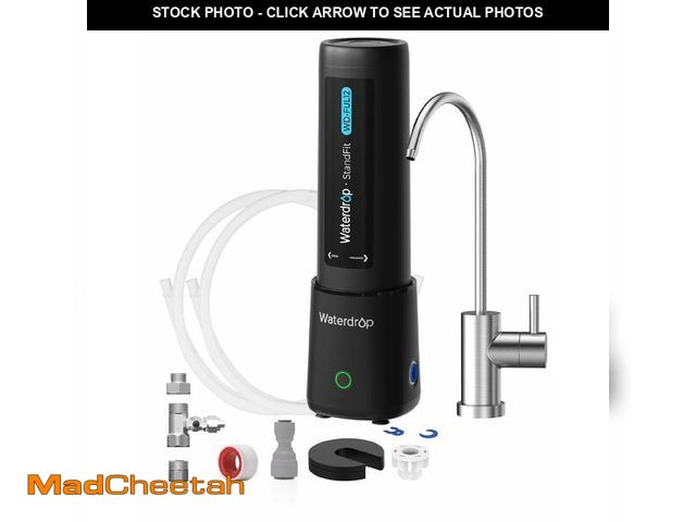 Lot 74-14154693 - Waterdrop UL12B Under Sink Water Filter, Upgraded for 10UB, No-Drill Filter Housing (Faucet Drilling...