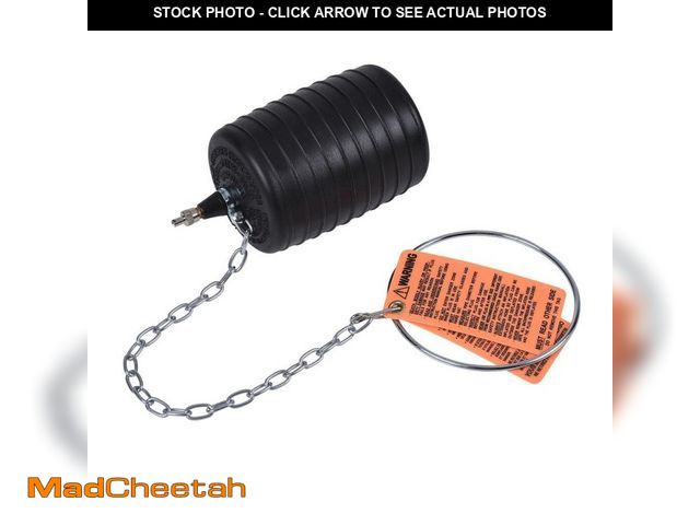 Lot 74-12783452 - *DIRTY* CHERNE 4 in. Rubber Test-Ball Pipe Plug *DIRTY*  - USED