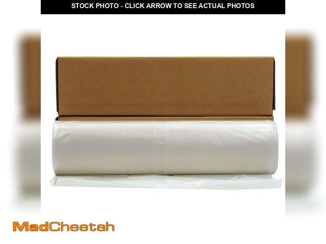 Lot 74-13778847 - HUSKY 20 ft. x 100 ft. Clear Plastic Sheeting - UNUSED