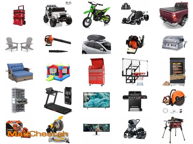 MadCheetah Holland - Overstock, Returns - Home Furnishings, Sports Equipment, Tools and Home Improvement - April 23, 2026