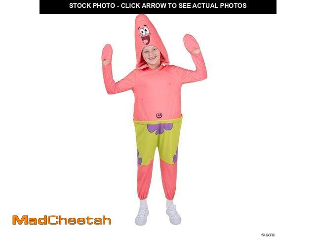 Lot 74-12671125 - Kids Spongebob Squarepants Patrick Onesie Costume - Large 10-12 - UNUSED