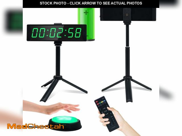 Lot 74-13632327 - YZ Gym Timer Clock for Home Gym, Fitness Timer with Stopwatch, Large Digital Stopwatch Countdown Clo...