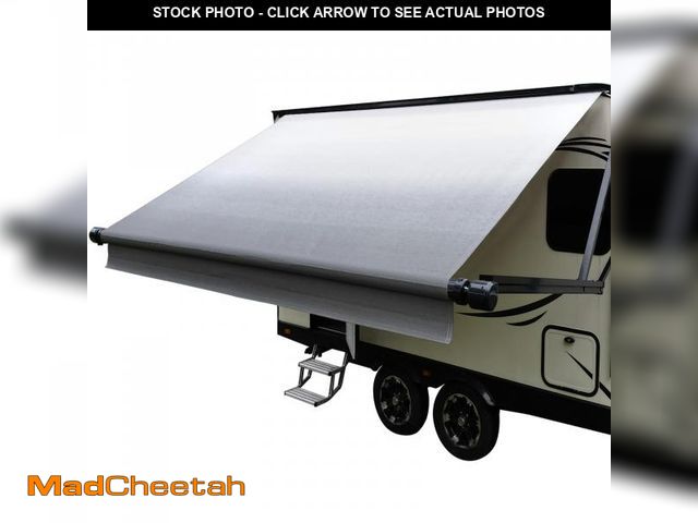 Lot 74-12435373 - Dulepax RV Awning Fabric Replacement(10'2" Fabric) Heavy Duty 16 oz Vinyl Fabric -Camper Awning Repl...