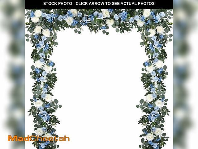 Lot 74-13627327 - Lvydec 2 Pack Artificial Peony Flower Garland - 6ft Silk Peony Vine Willow Leaves and Eucalyptus Gar...