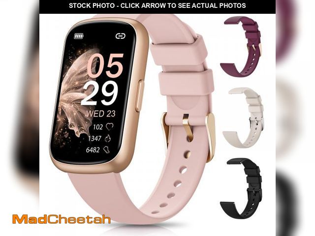 Lot 74-12125762 - Fitness Tracker, Smart Watches for Women with 24/7 Heart Rate Monitor, Sleep Tracker, Breathing Trai...