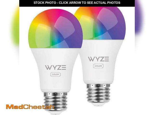 Lot 74-10955962 - Wyze Lifestyle Bulb Color, 1100LM Wi-Fi A19 Smart Bulb, 16 Million Colors &amp; Tunable White, Works...