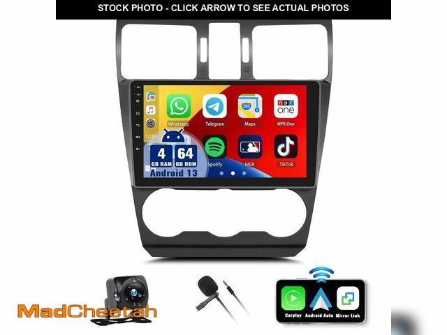 Lot 74-12607550 - SIXWIN 4G+64G Android 13 Car Stereo for Subaru Forester 2016 2017 2018 9 Inch Touch Screen with CarP...