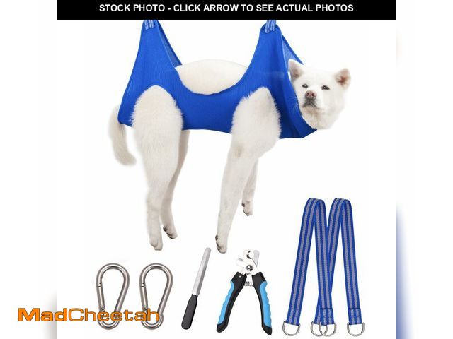 Lot 74-13716520 - Kkiimatt Dog Pet Grooming Hammock,XL Hanging Harness for Nail Trimming, Dog Hammock for Nail Trim, G...