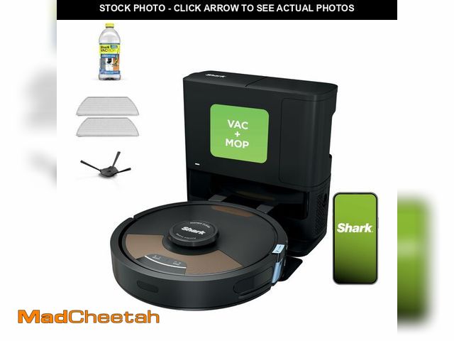 Lot 74-13801073 - Shark Matrix Plus 2in1 Robot Vacuum &amp; Mop with Sonic Mopping, Matrix Clean, Home Mapping, HEPA B...