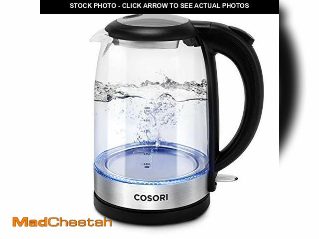 Lot 74-12632902 - Cosori Electric Kettle, No Plastic Filter &amp; Spout, 1.8Qt Tea Kettle &amp; Hot Water Boiler For C...