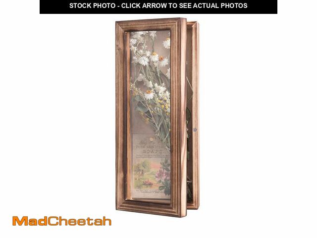 Lot 74-14475822 - Freezing point Shadow Box Frame 5x12.5 Flower Shadow Box Pin Display Case Cabinet Picture Frame with...