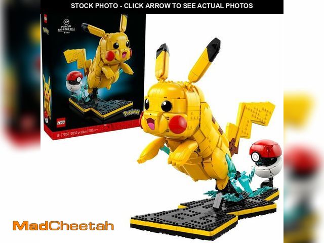Lot 74-14217374 - LEGO Pokemon Pikachu and Poke Ball - Collectible Building Sets for Adults, Ages 18+ - Pokemon Figure...