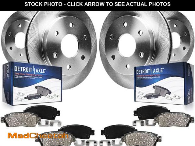 Lot 74-12540973 - Detroit Axle - Brake Kit for Chevy Traverse Buick Enclave GMC Acadia Limited Saturn Outlook Front Re...