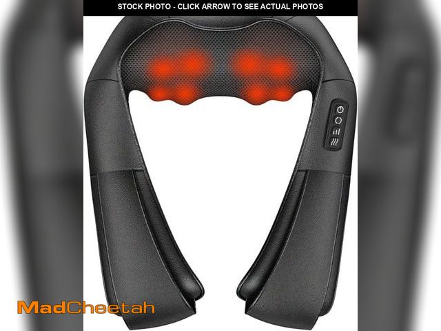 Lot 74-12367602 - IXNINE Shiatsu Back and Neck Massager, Heating to Relieve Deep Tissue Pain, 3D Kneading Massage to R...