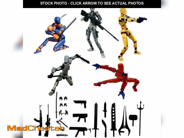 Lot 74-13620684 - (Assembly Completed) 5 Packs Dummy13 Action Figure Set, 3D Printed ActionFigure Toy Gifts for Kids, ...