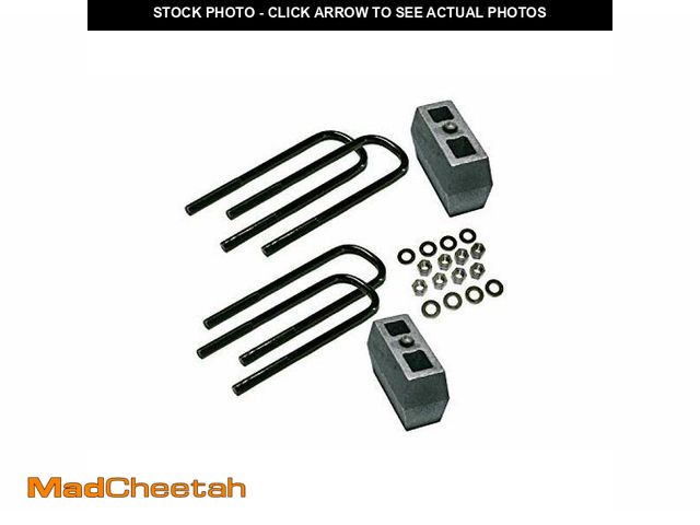 Lot 74-12366279 - RealTruck SUPERLIFT SUSPENSION 3" Block Kit for Ford F-250 | Rear Lift Blocks, U-Bolts, &amp; Hardwa...