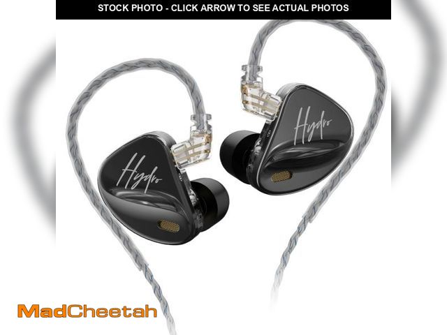 Lot 74-12177825 - CCA Hydro in-Ear Monitor, 8BA+2DD Hybrid Driver with 4 Tuning Switches HiFi Noise Isolation Earbuds,...
