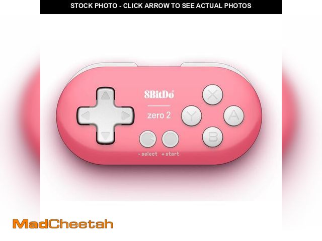 Lot 74-13546381 - Nargos 8Bitdo Zero 2 Bluetooth Key Chain Sized Mini Controller for Nintendo Switch, Windows, Android...