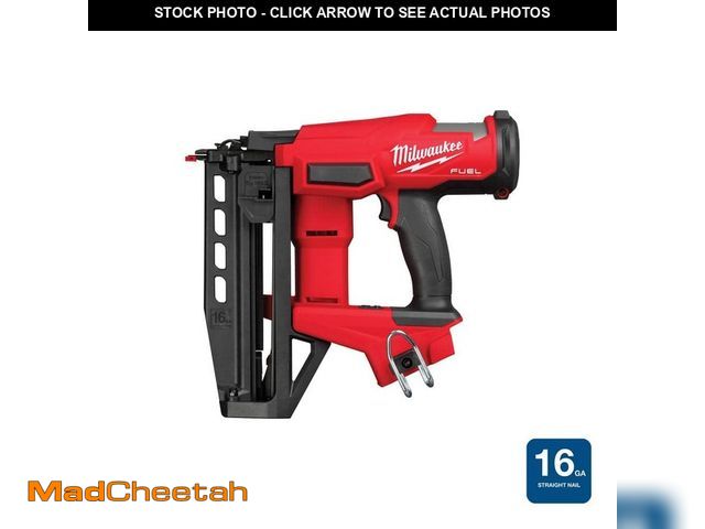 Lot 74-12790443 - Milwaukee M18 FUEL 18-Volt Lithium-Ion Brushless Cordless Gen ll 16-Gauge Straight Finish Nailer (To...