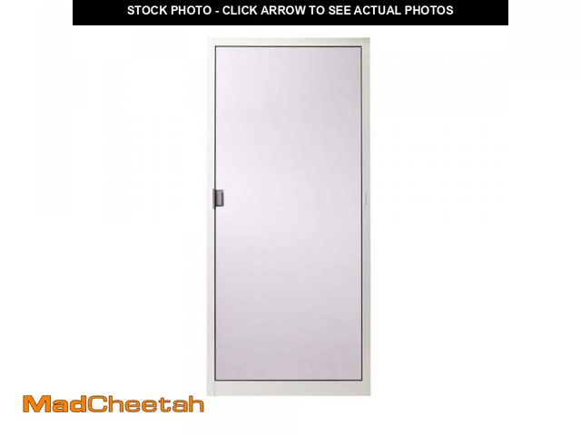 Lot 74-12413995 - Andersen 35-1/8 in. x 77-9/16 in. 200 Series White Perma-Shield Gliding Patio Door, Aluminum Insect ...