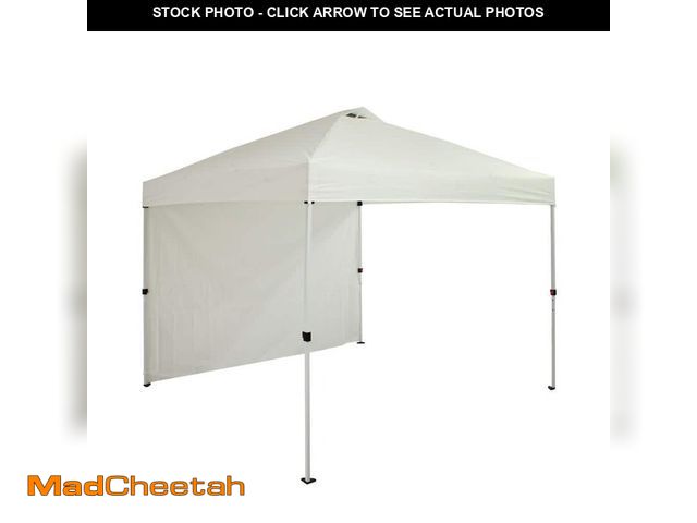 Lot 74-12464308 - *SEE DETAILS* Everbilt 10 ft. x 10 ft. Commercial Instant Canopy-Pop Up Tent with Wall Panel White *...
