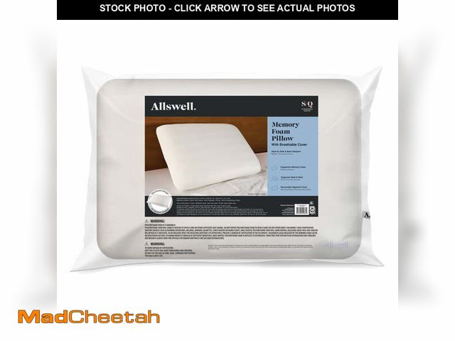 Lot 74-12685662 - Allswell Memory Foam Standard/Queen Bed Pillow - UNUSED