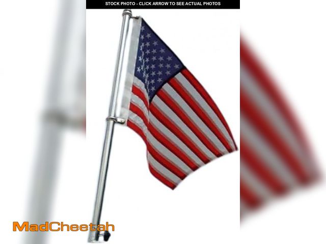 Lot 74-12138066 - Taylor Made Stainless Steel Flag Pole Kit 18" - Made from T304 stainless steel - Adjustable clips fo...
