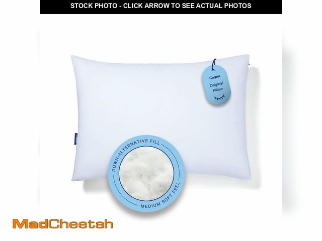 Lot 74-12710397 - Casper Sleep Original Pillow for Sleeping, Standard, White - USED