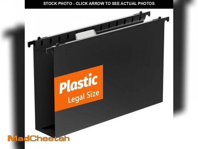 Lot 74-12312836 - Shutex Extra Capacity Legal Size Plastic Hanging File Folders,12 Pack Reinforced Legal Size Hanging ...