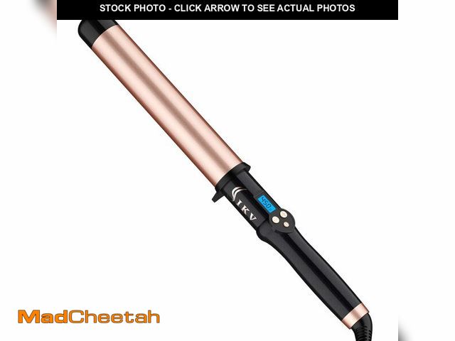 Lot 74-13956551 - 1 1/2 Inch Large Curling Wand for Long Hair, 1.5 Inch Dual Voltage Hair Curling Iron Wand Ceramic Ex...