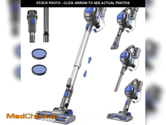 Lot 74-13735143 - MOOSOO Cordless Stick Vacuum Cleaner Lightweight for Carpet Floor Pet Hair Home XL-618A - USED