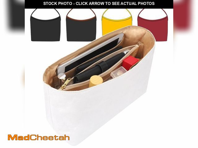 Lot 74-14207630 - CRAZYSMITH Tote Bag Organizer Insert Compatible with Geya Hobo Handbag, Dupont Paper Inner Purse Org...