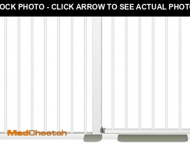 Lot 74-12508648 - Metal Baby Gate for Stairs, Extra Wide Child Safety Gate Extends Up to, Dog Gates for The House Door...
