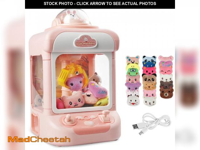Lot 74-11548168 - Claw Machine for Kids,Mini Vending Machines Candy Grabber Prize Dispenser Toys for Girls,Electronic ...