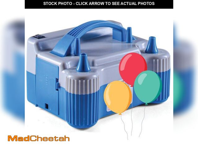 Lot 74-12311863 - Prextex Portable Balloon Pump Strong Electric Air Blower Dual Nozzle Balloons Inflator for Fast and ...