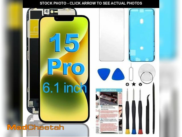 Lot 74-13624781 - Fixerman for iPhone 15 Pro Screen Replacement 6.1 inch Full HD, 3D Touch LCD Display Digitizer Assem...