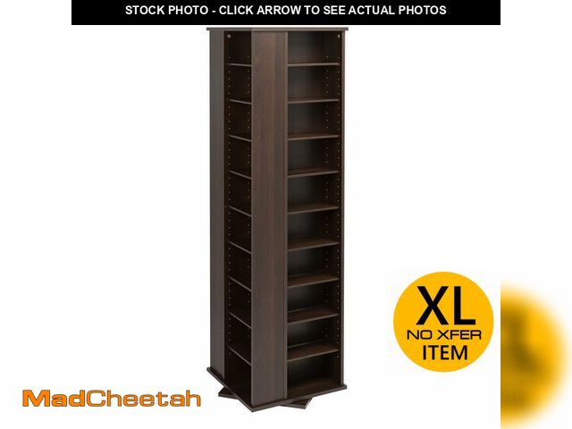 Lot 74-12693293 - Espresso Transitional Composite Media Cabinet - UNUSED