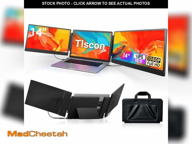 Lot 74-12968063 - 12'' Laptop Screen Extender, 1080P FHD Portable Monitor Extender for 13"-16" Laptop with USB-C/HDMI ...