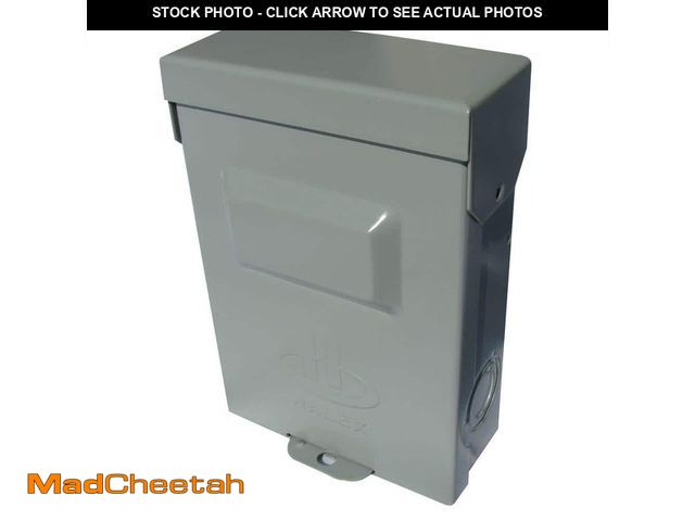 Lot 74-14598794 - Halex 60 Amp Non-Fusible Metallic AC Disconnect HNF60R - UNUSED