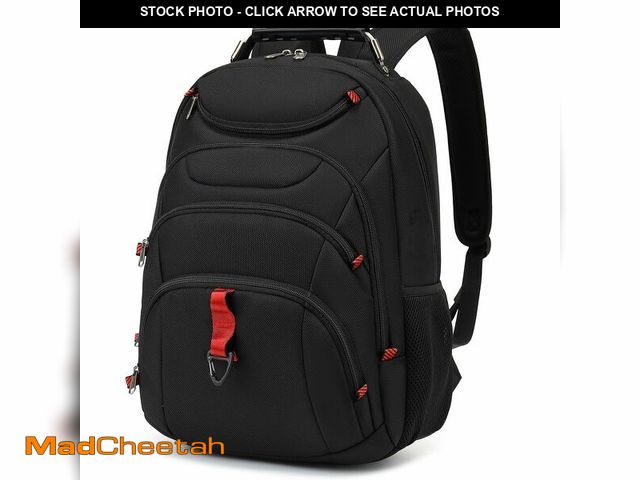 Lot 74-14265292 - Boavan Laptop Backpack for men, 15.6 inch Laptop Bag with USB Port, Waterproof Travel Work Backpack ...